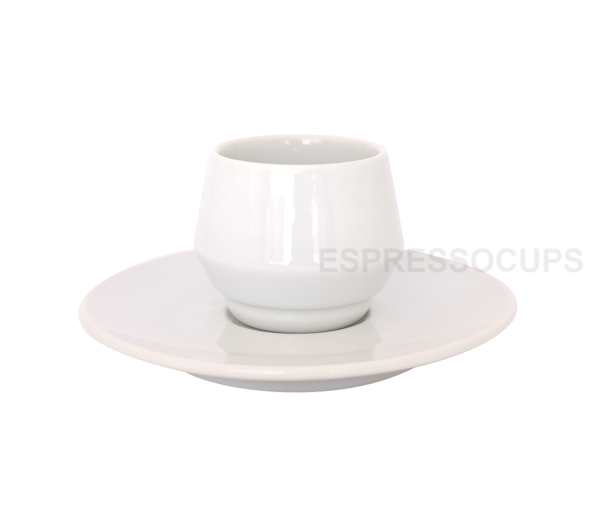 "MANIKO" Double-Walled WHITE - Double Espresso Cups 120ml